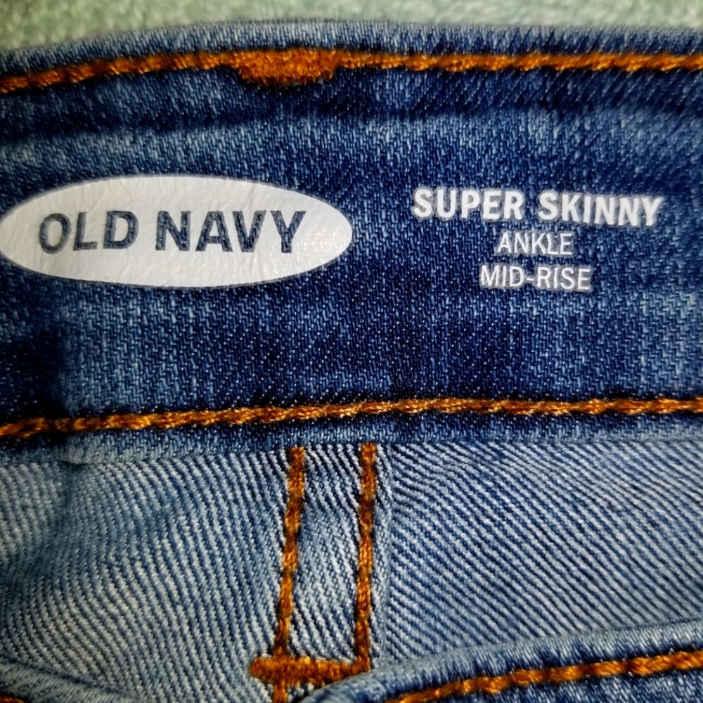Old Navy Super Skinny Ankle Mid Rise sz14 - Picture 6 of 12